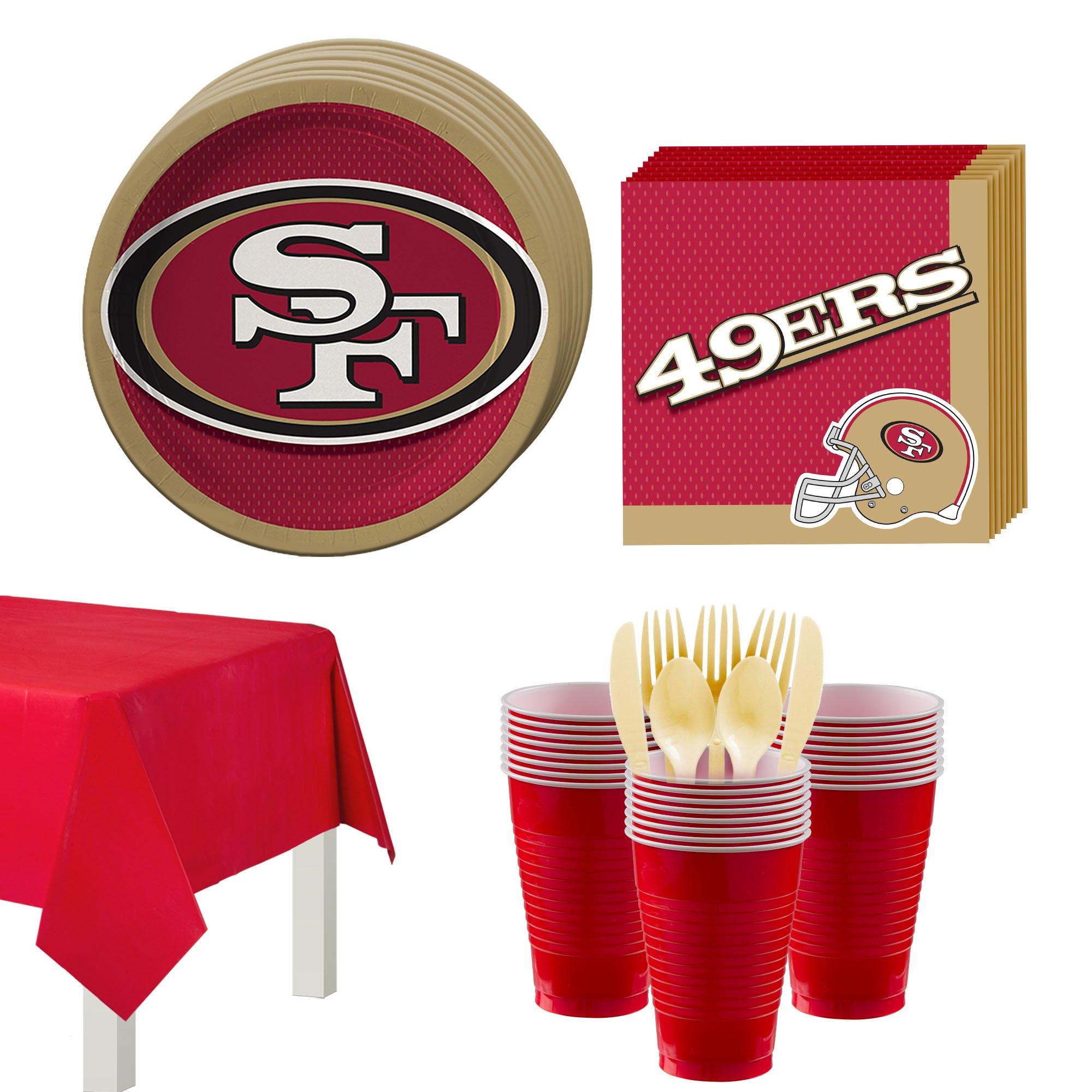 San Francisco 49ers Party Supplies Pack